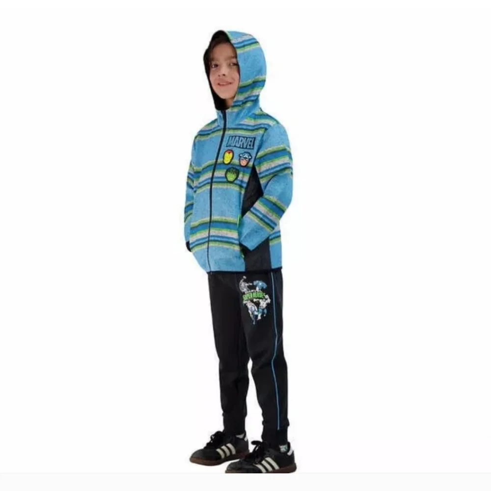 Character Kids Boys 3-piece Sweater Fleece Set MARVEL nwt